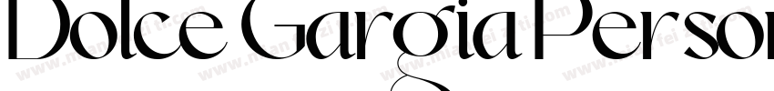 Dolce Gargia Personal Use字体转换